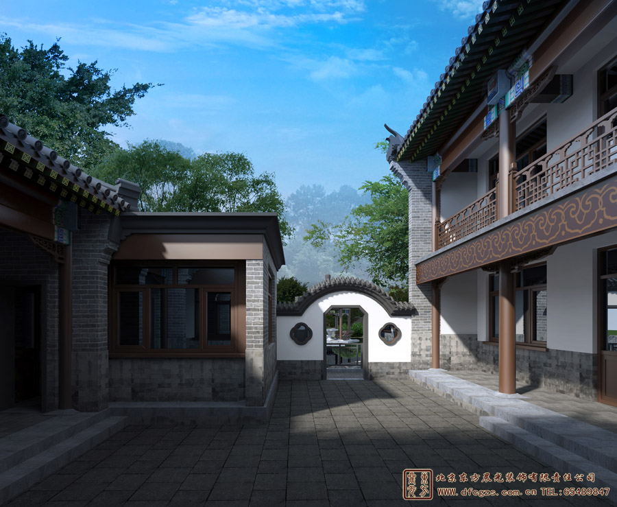 農(nóng)村中式案例