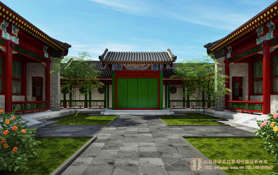 兩進(jìn)中式建筑案例