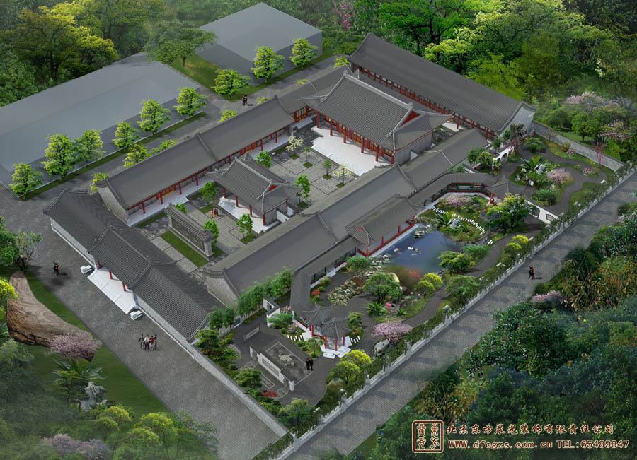 三進(jìn)中式建筑案例