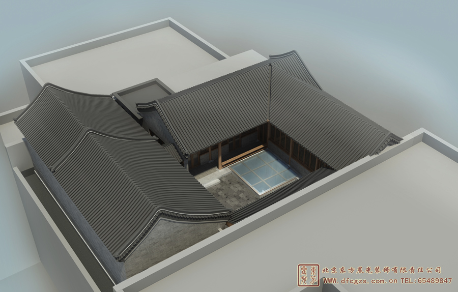 農(nóng)村仿古中式建筑設(shè)計
